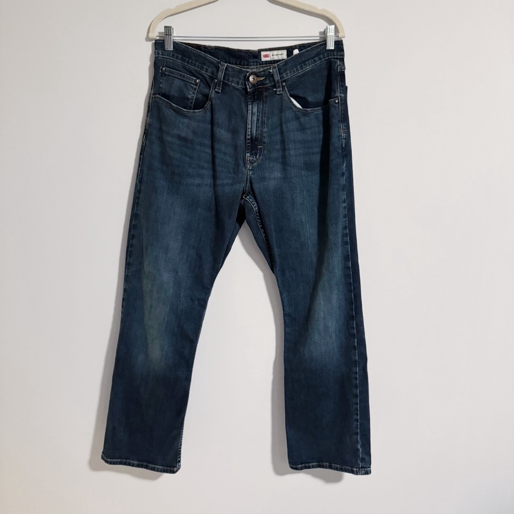 Wrangler - Dark Blue Relaxed Boot Jeans